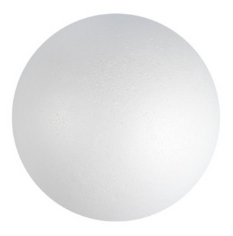 Guľa Creative Styrofoam cetka 12 cm 1 kus