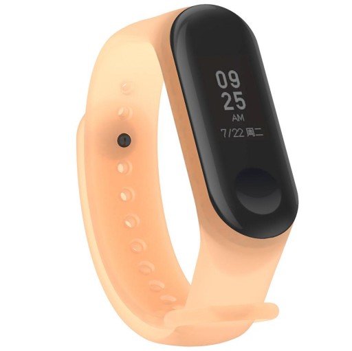Náhradný remienok XIAOMI BAND 4 priehľadný ORANŽOVÝ