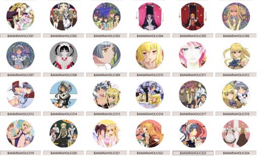 Manga Anime Maria Holic Pins VEĽKÝ VÝBER