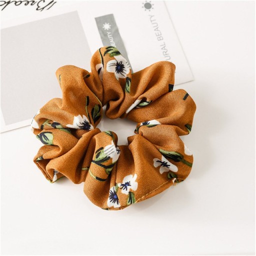 Scrunchies scrunchies gumička do vlasov, šatka, scrunchies, kvety, kvety