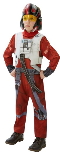 X-WING POE RUBIES KOSTÝM STAR WARS 7-8L XW1/24