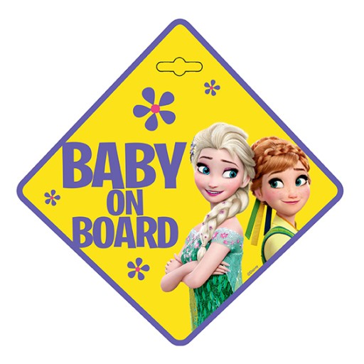 BABY ON BOARD DISNEY TABUĽKA NA AUTO OKENNÁ 1KS.