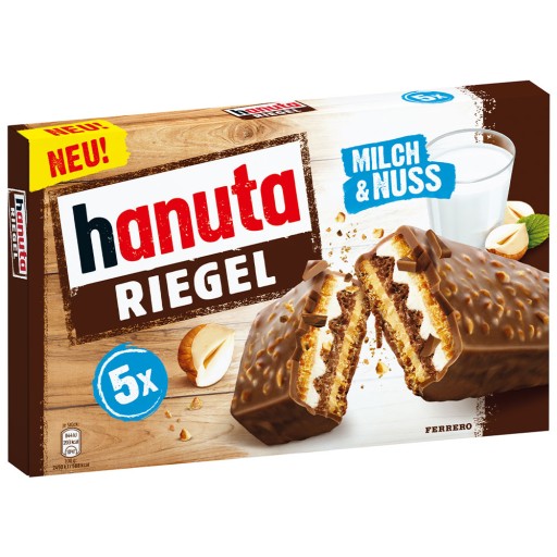 Ferrero Hanuta Riegel tyčinka 5x34,5g z Nemecka