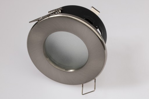 Svietidlo HALOGEN Okrúhle AQUS GU10 IP44 Satin