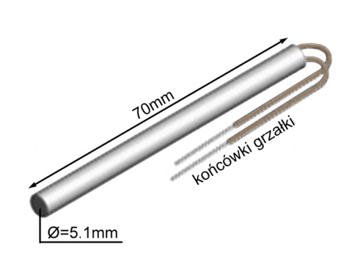 Keramický ohrievač 24V/48W pre spájkovačku ZD-919