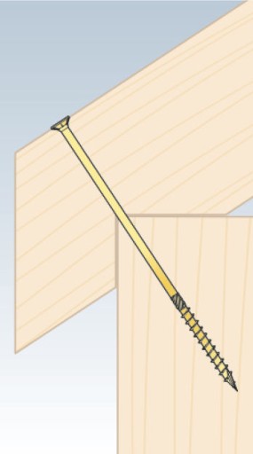 TESÁRSKE SKRUTY DO DREVA 4x70 TORX 200 ks