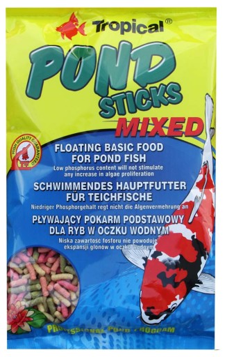 POND TYPY ZMIEŠANÉ 1000ML/90G TROPICAL