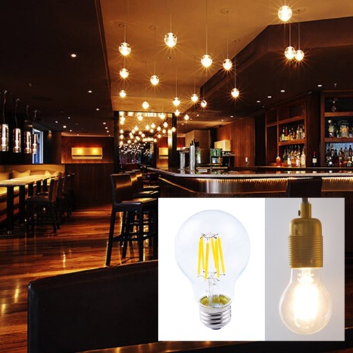 E27 LED FILAMENT 6W retro dekoračná EDISON ŽIAROVKA