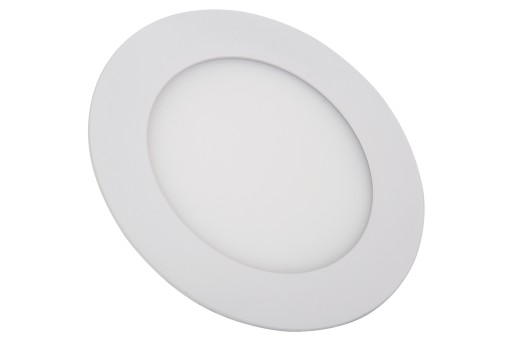 Okrúhly zapustený LED stropný panel 6W NEUTRAL