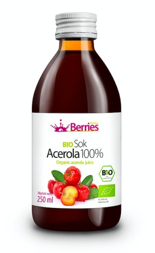 BIO Acerola šťava 100% Acerola šťava 250ml