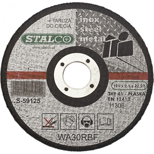 Kotúč KOVOVÉ REZNÉ DISKY 125X1,0 otvory 22,23mm
