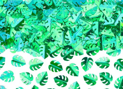 Konfety Aloha Leaves Havajské zelené 15g