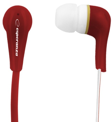 EH146R Lollipop slúchadlá do uší červené Esperan