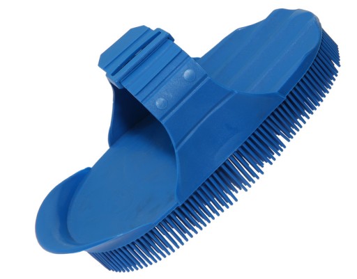 Kerbl modrá kefa na starostlivosť o kone