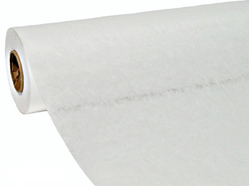 Stuha na šitie s lepidlom, biela 110cm 109gr/m2