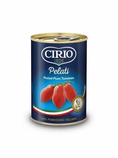 Pelati paradajky celé, bez šupky, 400 g CIRIO