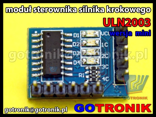 Modul ovládača krokového motora ULN2003 mini_067