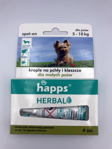 Kvapky proti blchám a kliešťom pre psov do 10 kg