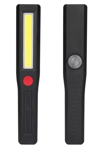 Dielenské svietidlo na baterku s COB 3W LED magnetom