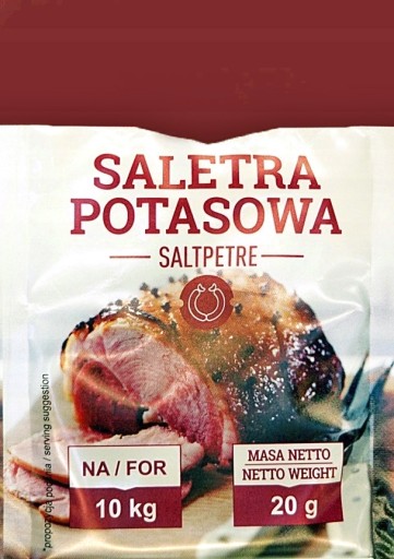 Dusičnan draselný na konzervovanie mäsa 20g