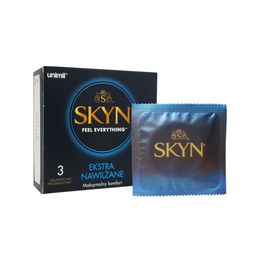 SKYN Nelatexové kondómy extra lubrikované 3