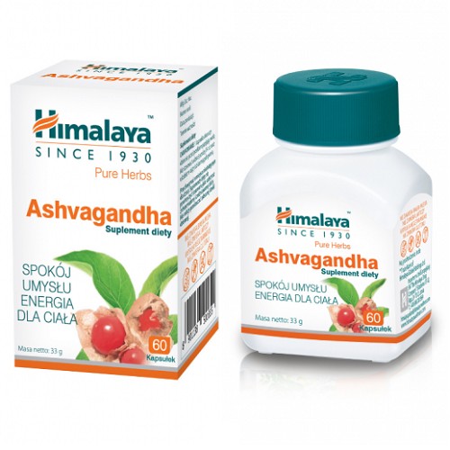 Himalaya ashwagandha kapsuly 60 ks 33 g na upokojenie a stres