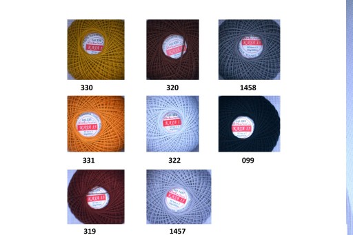 Cordonka KAJA 50*3 30g ARIADNA farby