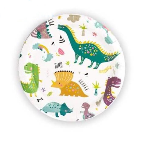 Papierové kelímky 250ml 6ks narodeninové DINOSAURY hit