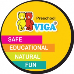 Viga Baby's First Drevené auto puzzle