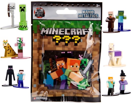 MINECRAFT KOVOVÁ POSTAVKA BLIND BAG SURPRISE MOJANG