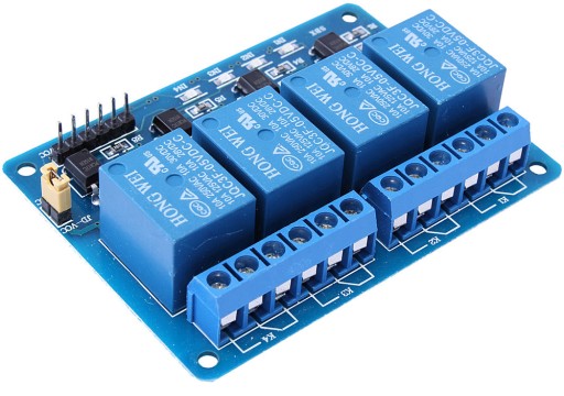 4-KANÁLOVÉ 5V ARDUINO RELÉ Opto-izolácia
