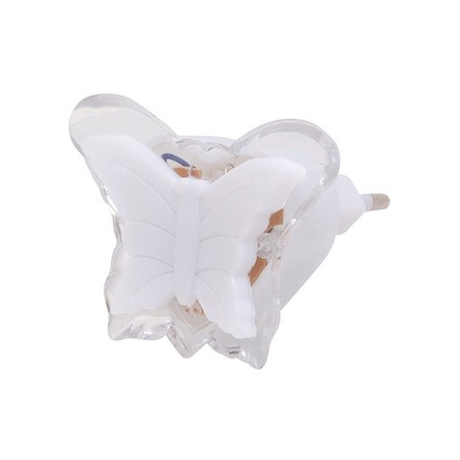 LED NOČNÁ LAMPA ZAPOJTE DO ZÁSUVKY PRE KONTAKT PRE DETI MOTÝĽ