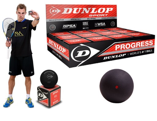 SQUASHOVÉ LOPTY DUNLOP PROGRESS OPOLE