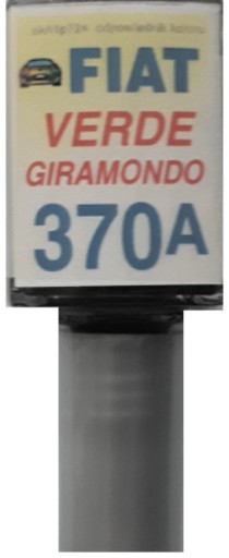 FIAT 370A VERDE GIRAMONDO LAKU TAKOVANÉ ŠKRABINY
