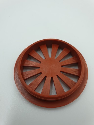 Plastový nábytkový prieduch fi/40mm calvados 4 ks