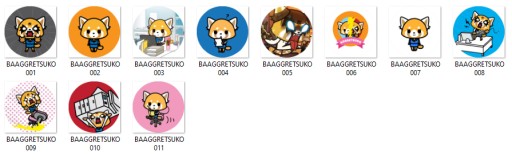 Anime Aggressive Retsuko Pins VEĽKÝ VÝBER