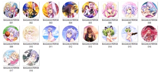 Anime Gakusen Toshi Asterisk Pins VEĽKÝ VÝBER