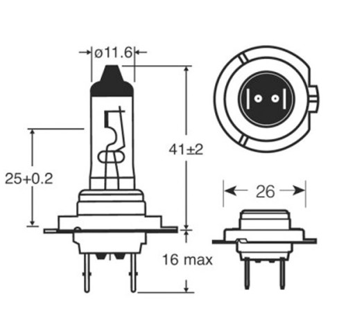 Osram H7 Klasická autožiarovka 12V 55W
