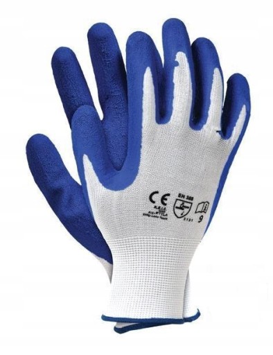PRACOVNÉ RUKAVICE rtela rwnyl blue drago 12 párov 10XL