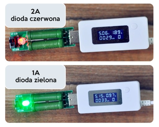 METER TESTER USB ODPOR ODPORU 1A 2A