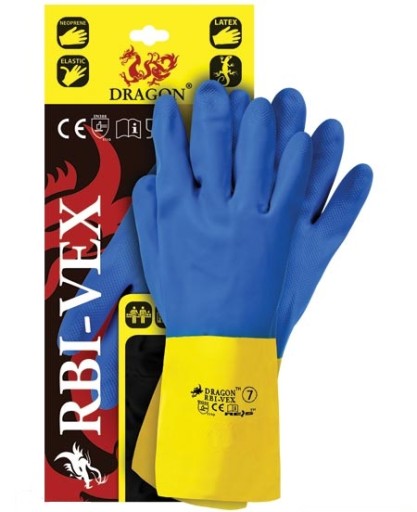 RUKAVICE RBI-VEX z neoprénovej gumy veľkosť 10