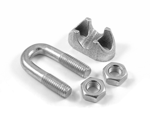 Lanová svorka na laná luku, pozinkovaná 13mm, 5 ks.