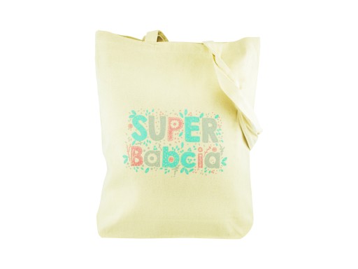 Bavlnená darčeková nákupná taška - Super Babička