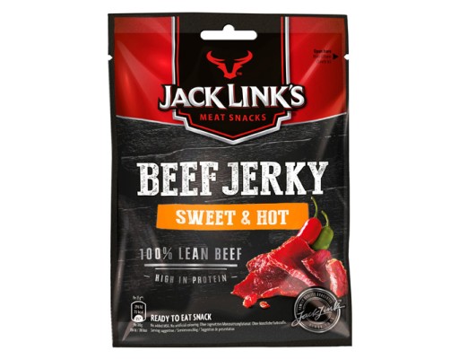 Jack Link's Beef Jerky Sweet & Hot 25g - sušené hovädzie mäso