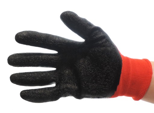 Verken RedLatexové rukavice Resistance and Grip 12 párov CE EN420 8