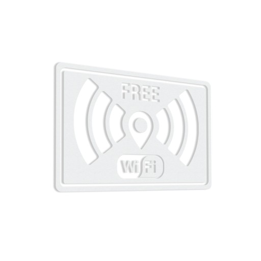Wi-Fi zdarma - nálepka 10x15 - bar, reštaurácia