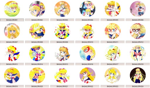 Manga Sailor V Pins VEĽKÝ VÝBER