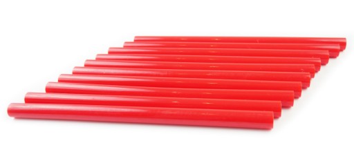 Červené PDR lepidlo s vysokou elasticitou pre PDR FINISHING WEAKER, dĺžka 20 cm