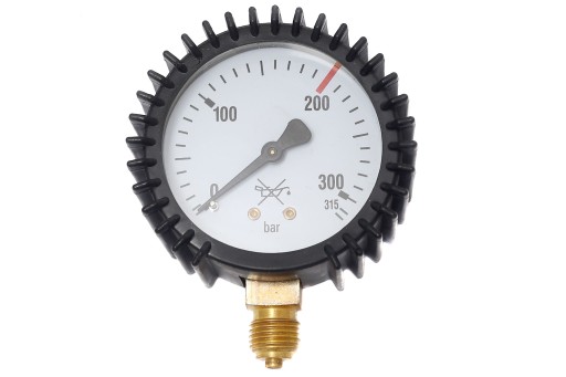 Argon/CO2 manometer 63mm 315 bar 1/4