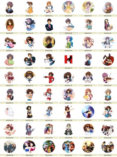 Manga Anime Haruhi Suzumiya Pins MNOHÉ DIZAJNY
